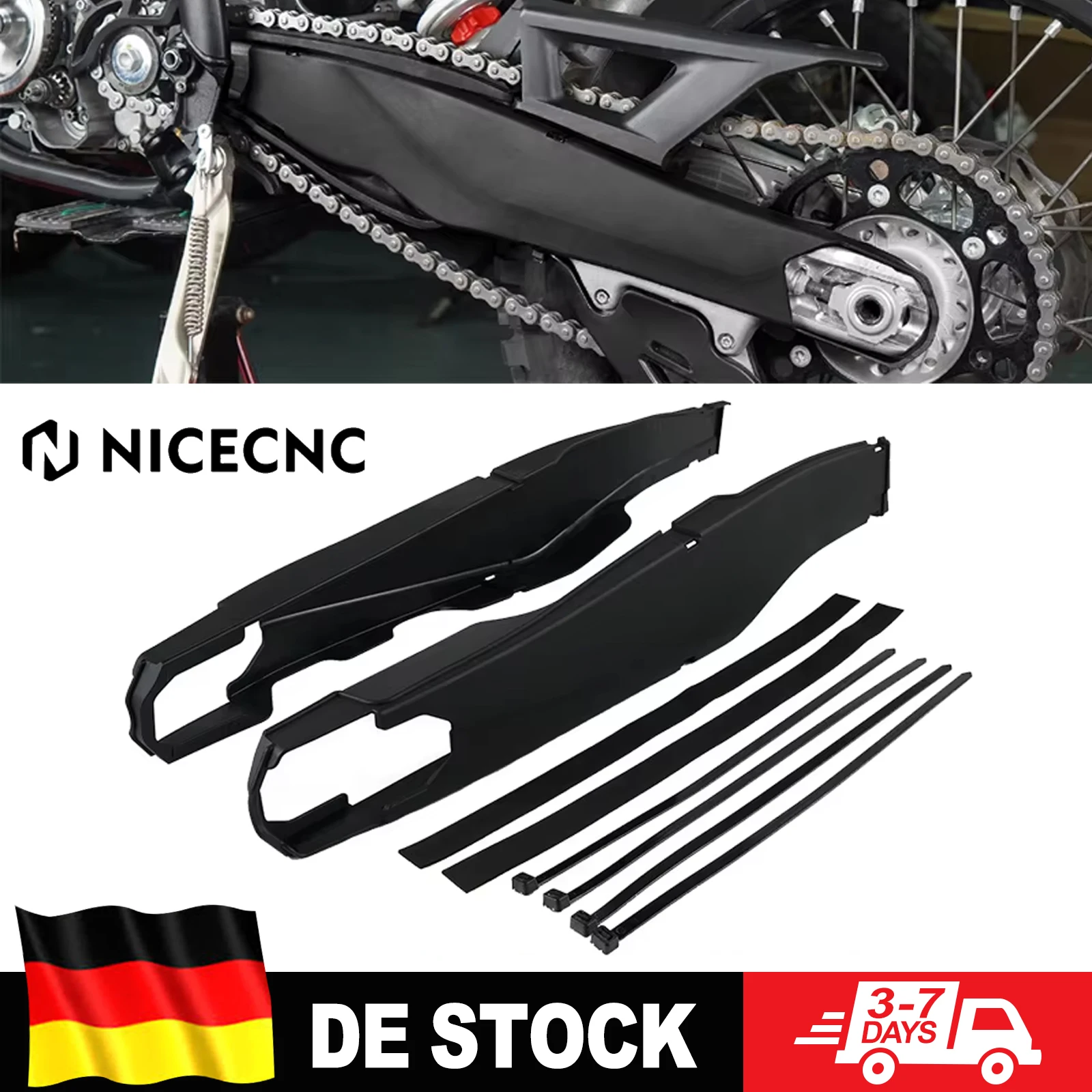 Protezione Forcellone per GasGas EC 300 EC 250 2021-2023, KTM SX 125 SXF 450 XC XCF, Husqvarna TE 300 250 FE 450 501