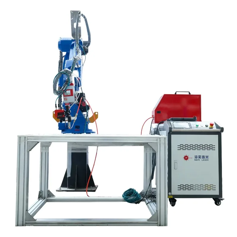 Portable 2000W   ic Arm    Welding Machine Core Components Fiber    Source Stainless Steel Aluminum Metal
