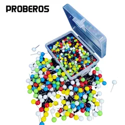 PRO BEROS 100Pcs Rig Safe pezzo di ricambio s Carp Fishing Plastic Round Head Multi-Color Fishing Line Winder Pin Thumbtack accessori