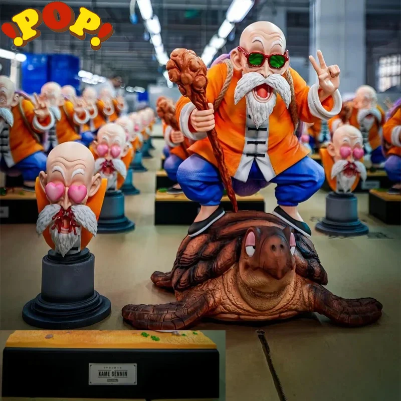

New JT Toys Dragon Ball Anime Figures Master Roshi Figures Kame Sennin 17cm PVC Statue Collection Model Desktop Birthday Gift