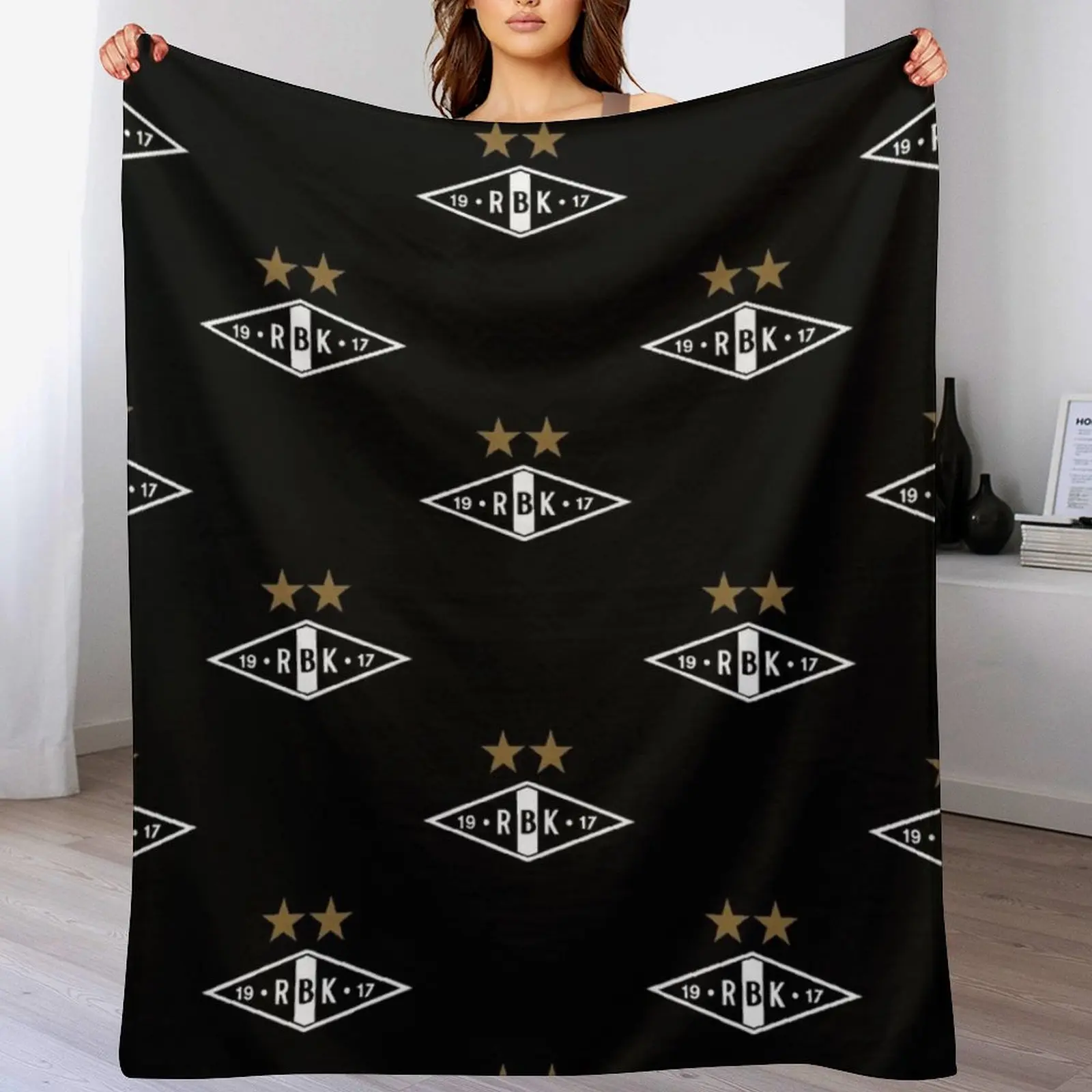 

Rosenborg Ballklub Throw Blanket Baby bed plaid cosplay anime for sofa Blankets