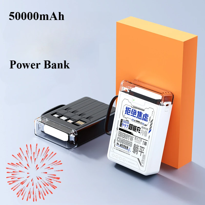 

New Mini Large Capacity 30000 mAh Mobile Power External Battery Portable Charger for IPhone Xiaomi Samsung