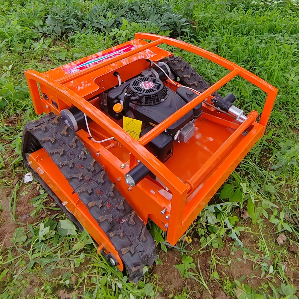 Chinese Remote Control Lawn Mower Crawler All Terrain Slope Mowing Machine Tracked Grass Cutter Robotic Mowers