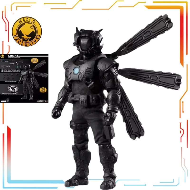 MEZCO 1/12 Gotowy Produkt Ruchoma Figurka Wysokiej Jakości Spartan Krig Eradicator Black Bee Anime Zabawki Model Prezent Festiwalowy dla Chłopców