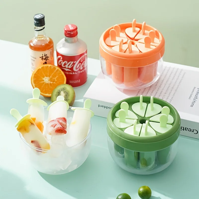 1pc, Popsicle Mold, Creative Popsicle Mold, Plastic Popsicle Mold, Ice Cream Mold, Ice Cube Box, Household Popsicle Mold, Safet