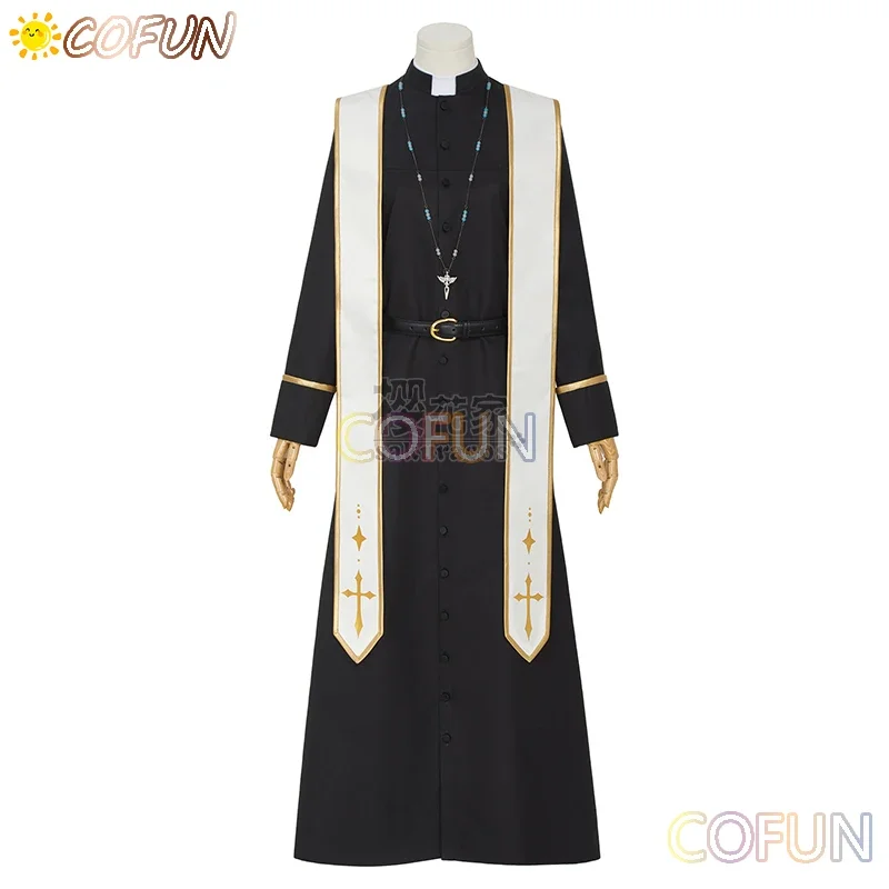 COFUN Vtuber Nijisanji Kanae Costume Cosplay Costume da prete Abiti di Halloween Uomo Donna Nuovo vestito uniforme