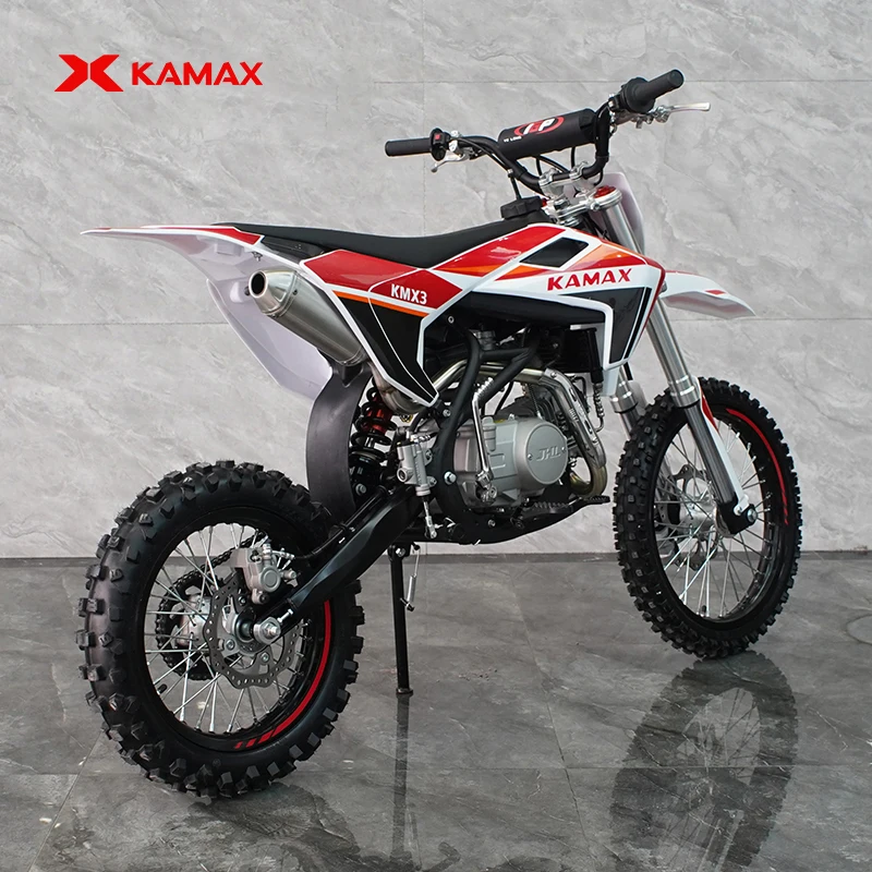 Мини-двигатели KAMAX Cross Pit Bike 125CC из Китая Внедорожные мотоциклы Мини-крестовой двигатель