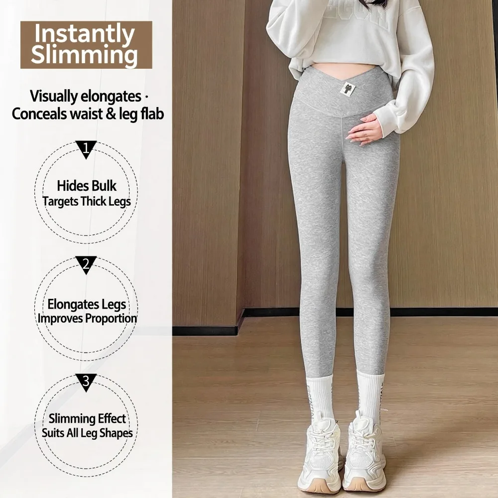 Maternity Leggings Warm Belly Support Spring Autumn Thin Stretch Pregnant Women Casual Daily Outer Wear Home Travel Work
