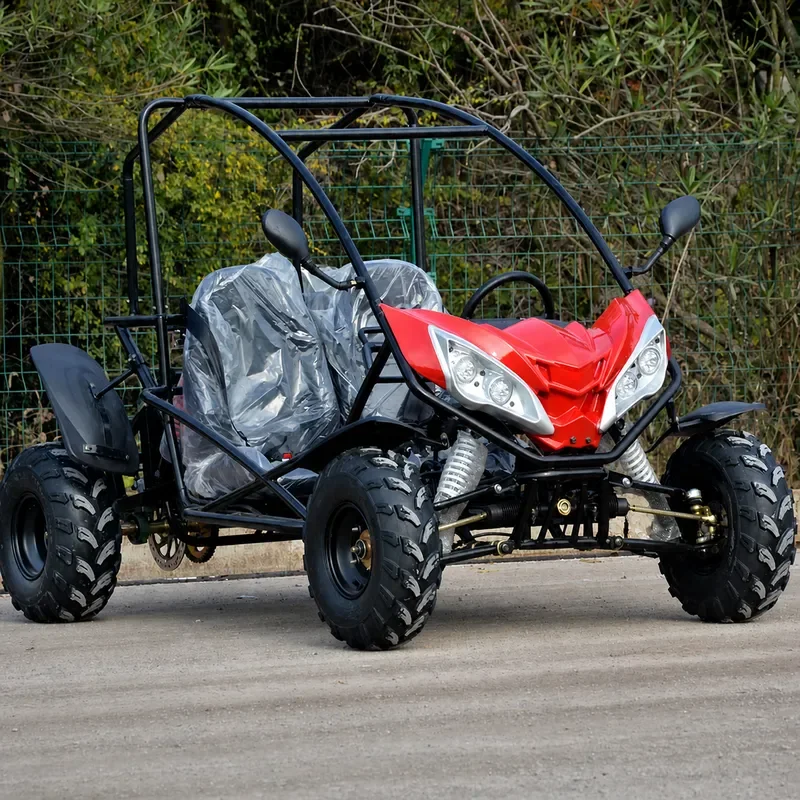 Double Kart Four Wheel ATV Adult Electric 4WD Off Road Mountain Motorcycle All Terrain Vehicle Go Kart for Adults Outdoor