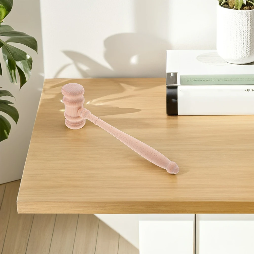 

2pcs Judge Gavel Solid Wood Hammer Mini Wooden Gavel For Courtroom Auction Lawyer Costume Prop Judicial Decoration Tool