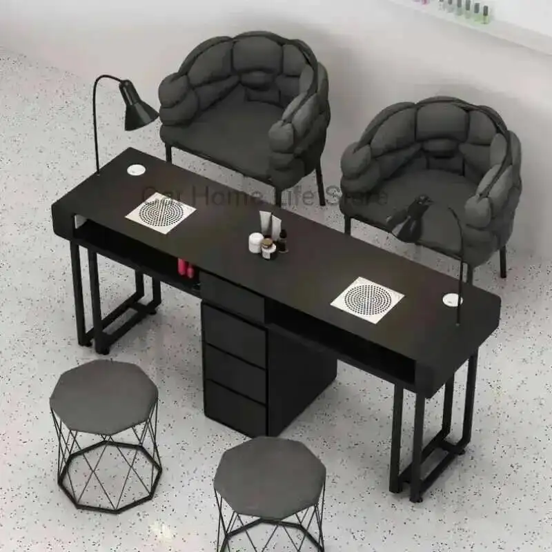 

Nail Tables Table Organizer Aesthetic Makeup Storage Nail Salon Furniture Pedicure Nails Manicure Dust Collector Salon Equipment