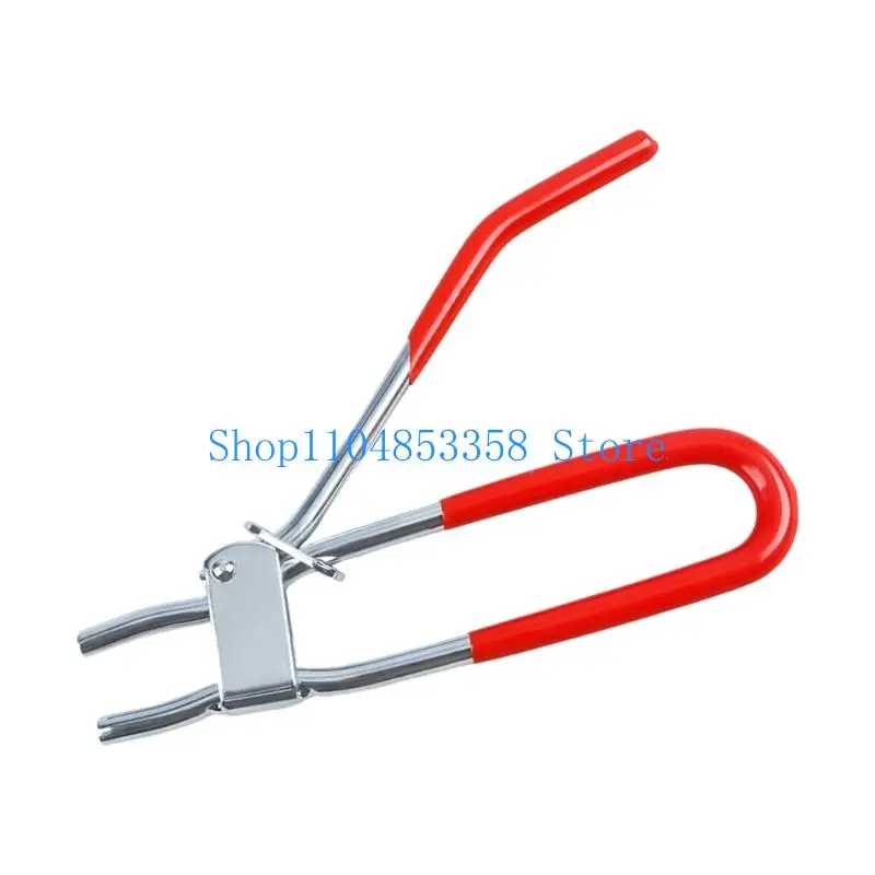 652F Car Hose Clamp Pliers Repair Hand Tool Brake Line Clamp Pinch Off Pliers for Oil Line Pipes Hydraulic Hose Pinch Tool