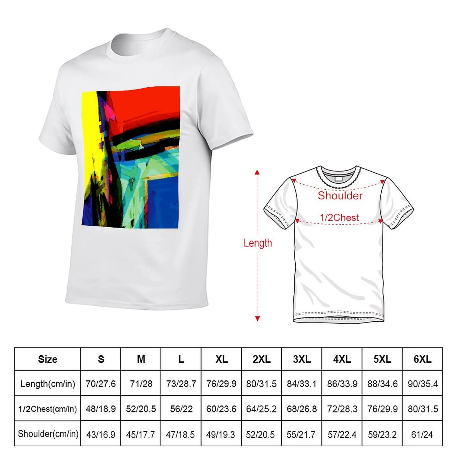 Battle Between Colours I T-Shirt Quick Dry Sports Short Sleeve Tee