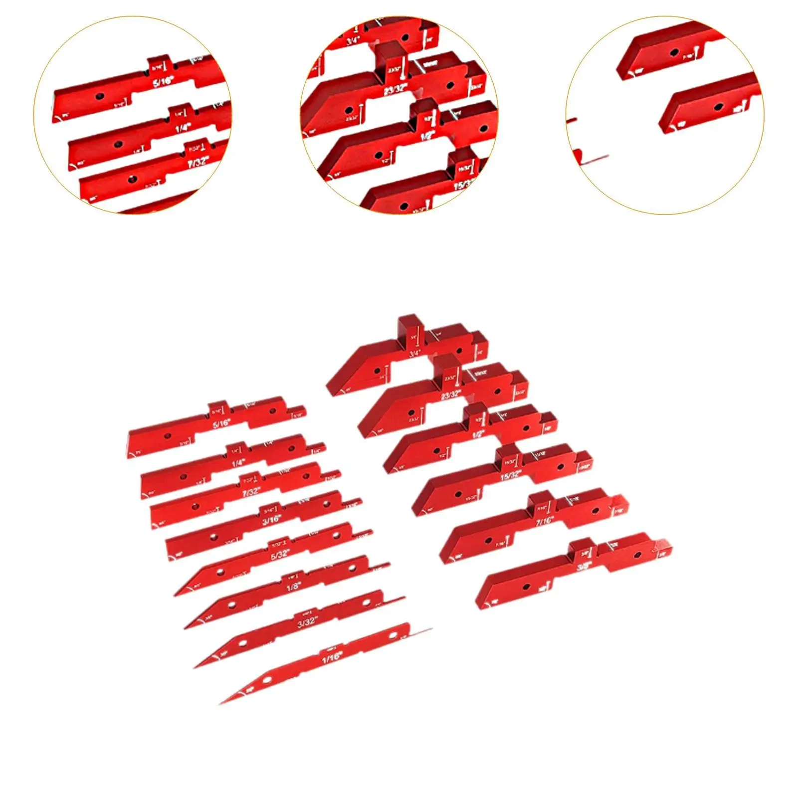 14x enrutador Sierra de mesa barras de configuración medición precisa versátil herramientas de carpintero portátiles para maquinistas configuración de carpintería resistente