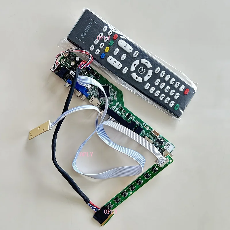 

Комплект платы контроллера телевизора для Samsung LTN156AT02 LTN156AT02-C07 1366x768 15,6 дюйма HDMI-совместимый RF USB AV VGA светодиодный экран монитора