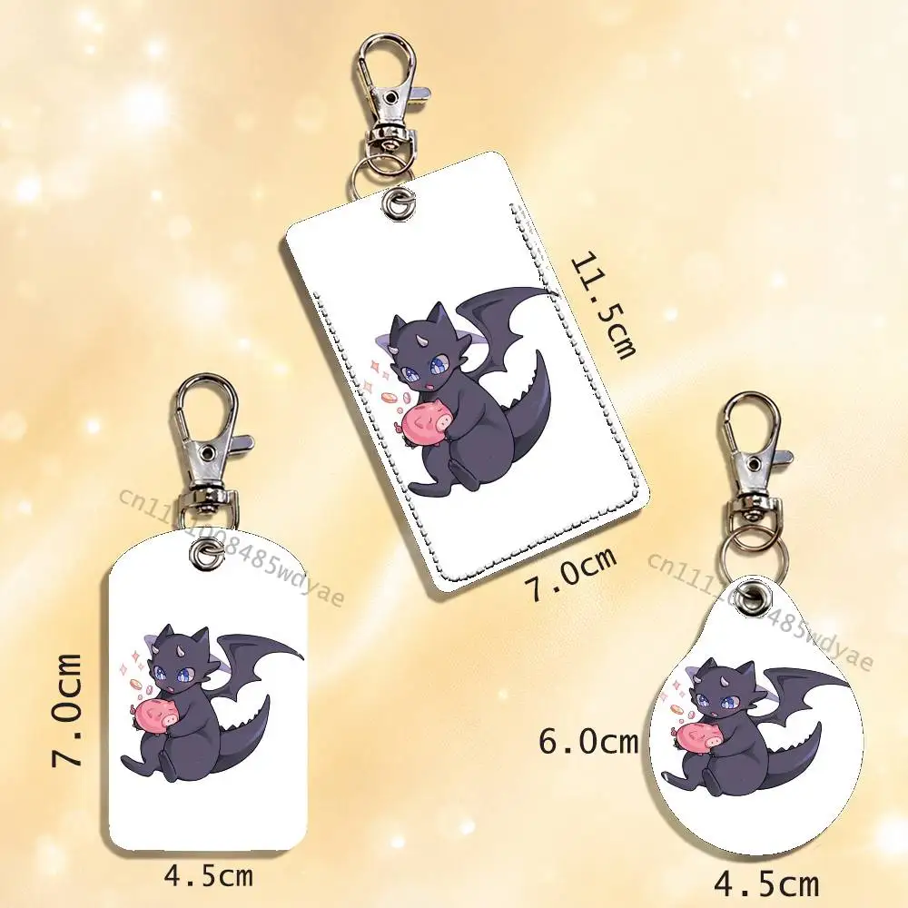 Cale Henituse TCF Raon Miru Card Keychain Fashion Pendant Bag ID Door Card Case Bus Card Cute Adult view 5