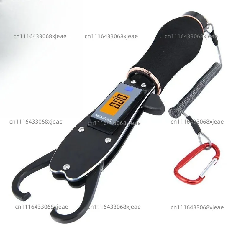 Scale With Built-in Fish Gripper Stainless Steel Multifunctional Portable High-precision Electronic Weighing Clamp
