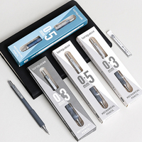 0.3 0.5 0.7mm Metal Automatic Pencil with Lead Core Exquisite Boxed Packaging Smooth Writing School Office Stationery Supplies