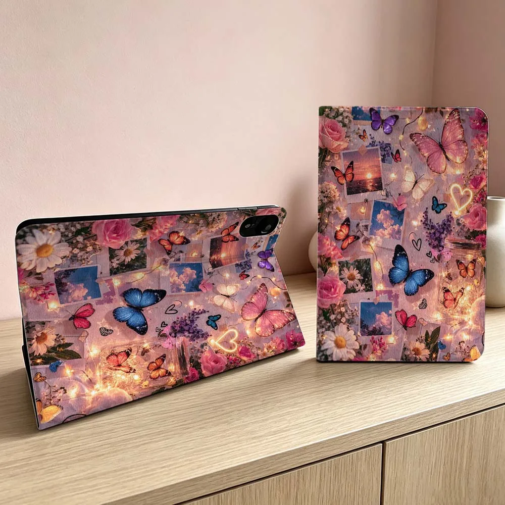 

Design beautiful butterfly For Xiaomi Redmi Mi Pad 8 7 6 5 4 2 SE K Pro Max Ultra Poco Pad Inch Tablet Case Soft