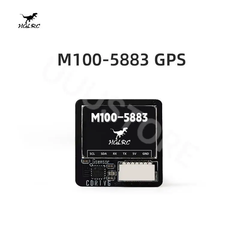 

HGLRC M100-5883 M10 GPS Module 21x21mm with Compass Ceramic Antenna on-board LED Indicators for RC Airplane FPV fixed-wing UAV