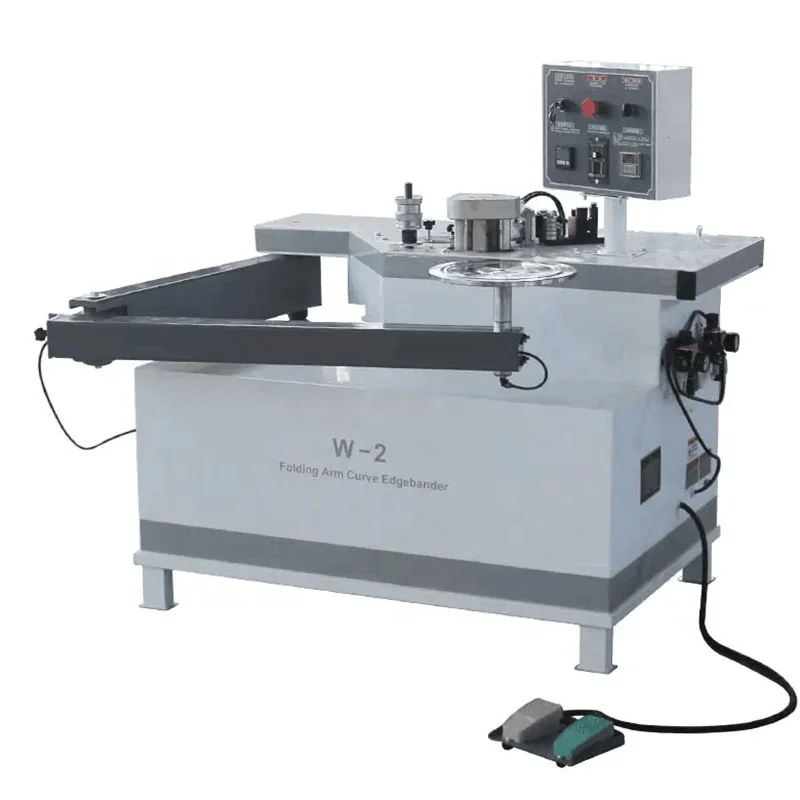 Swing arm edge banding machine curve and straight edge bander machine