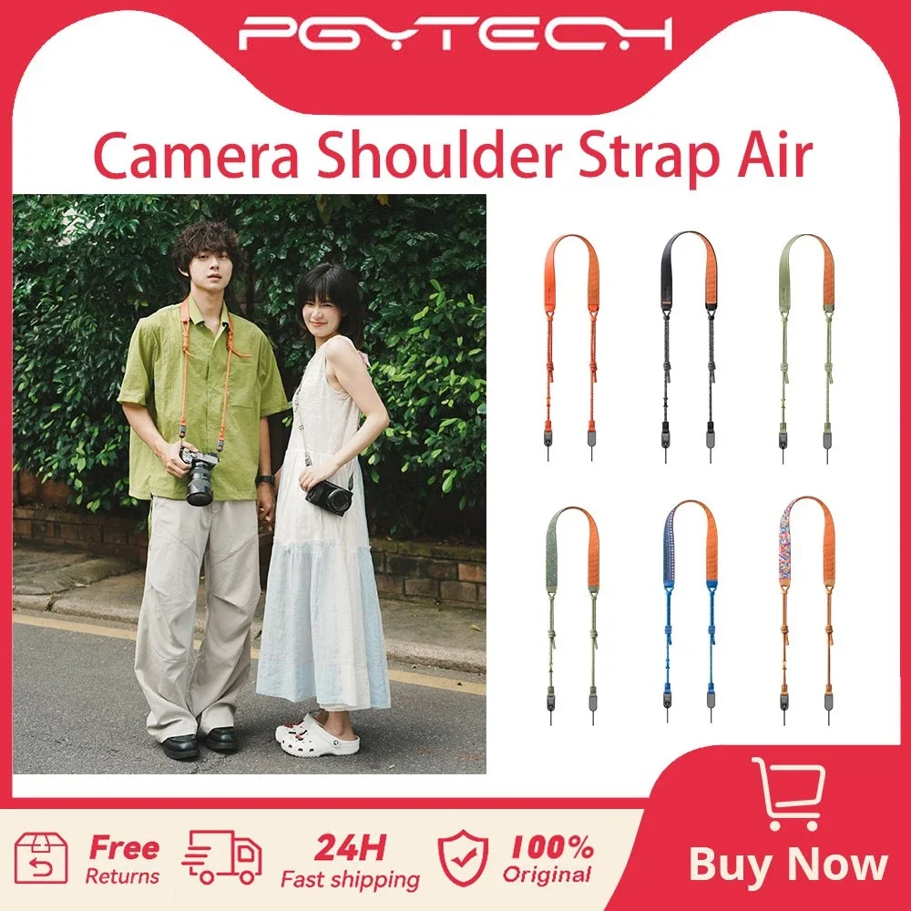 PGYTECH Camera Shoulder Strap Air Basic Version Artistic Version 950-1400mm With Quick Beads and Strap Adapters For CSC Camera