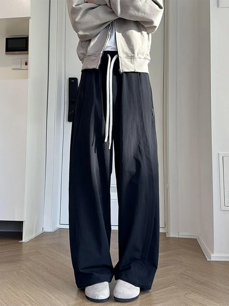 

Мужские повседневные брюки American Sle с широкими штанинами, свободные прямые джинсы для весны и осени, молодежные брюки CleanFit, модные свободные брюки