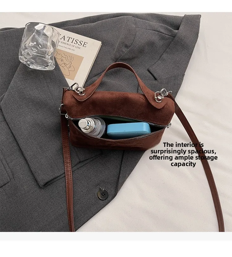 Trendige Damen-Handtasche, stilvolle Umhängetasche, Mini-Geldbörse, lässige Vintage-kleine quadratische Tasche für Ausflüge – Detail 8