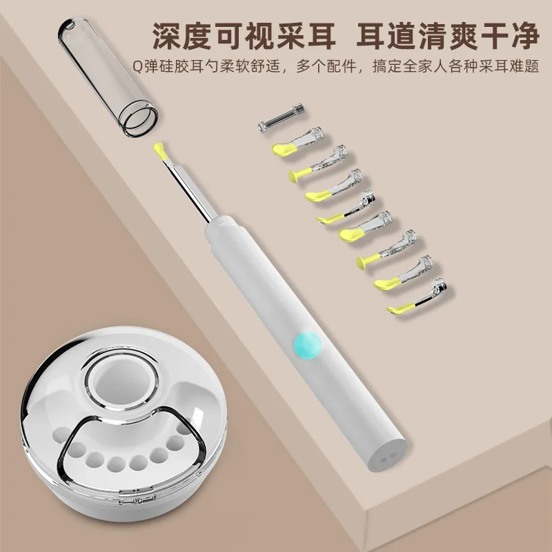 3.9mm 5MP  Earwax Removal Cleaner Otoscope CMOS Borescope wifi  Earpick Endoscope Camera Inspection Digital Microscope