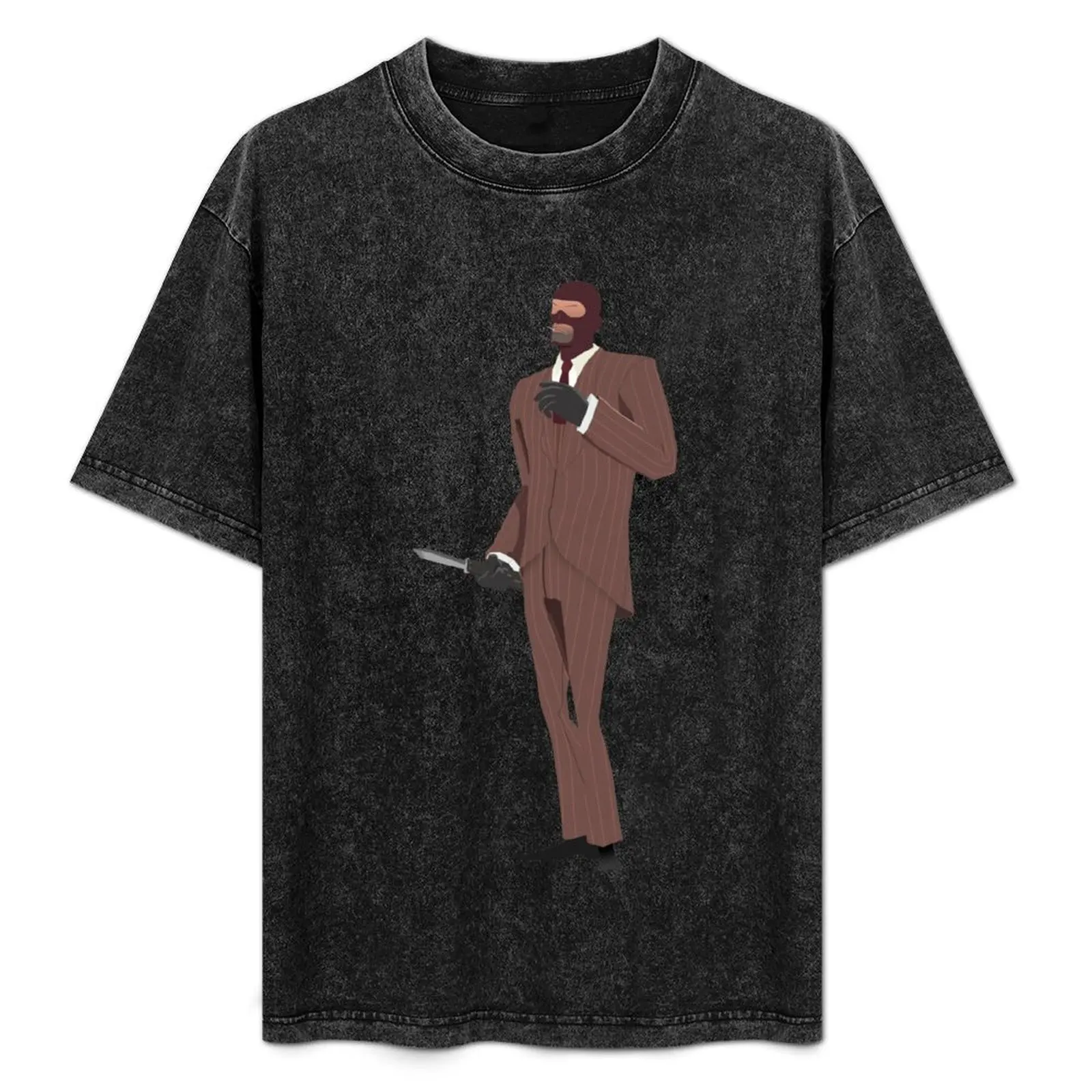 

Team Fortress 2 - Spy T-Shirt man clothes plus size tops oversizeds shirts graphic oversized t shirts for men