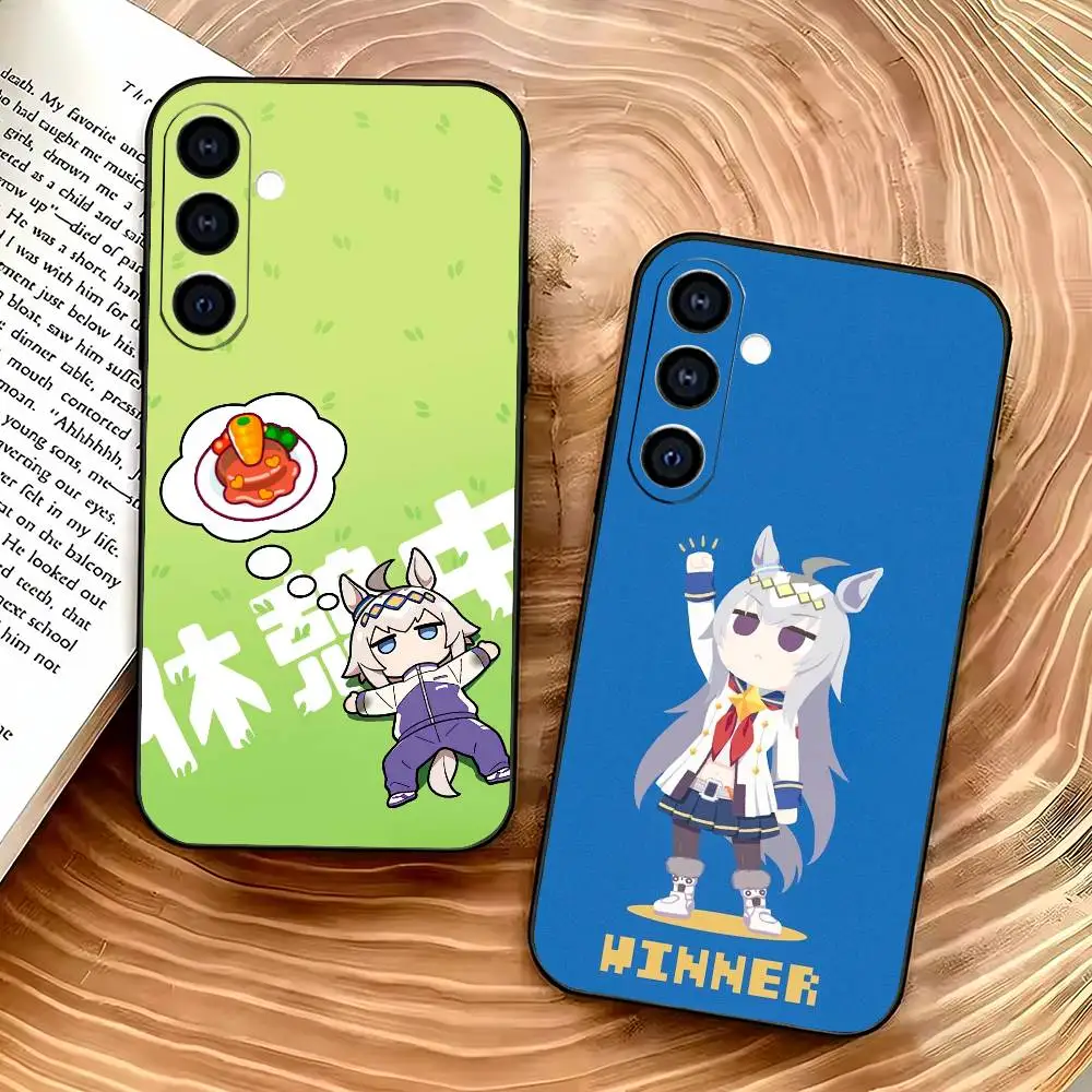 

U-Uma Musume Pretty Derby Oguri Cap Phone Case For Samsung Galaxy A73,A72,A71,A70,A53,A52,A51,Soft Silicone Black Cover