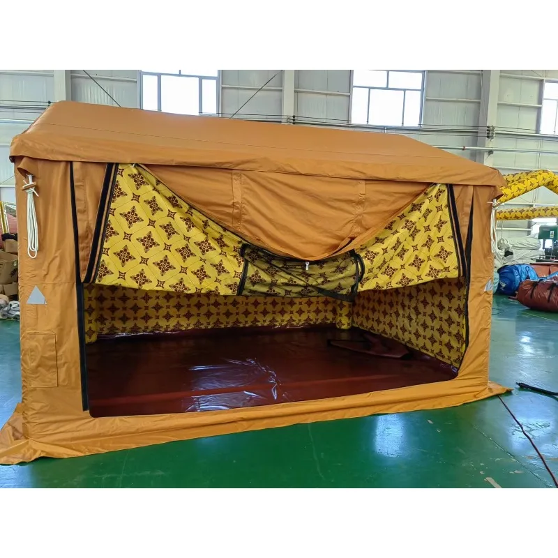 2025 بالجملة دبي فاخر 2*2 متر خيمة قابلة للنفخ مقاوم للماء شاطئ التخييم في الهواء الطلق قماش خيمة