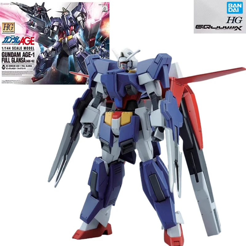 

Оригинальная сборная игрушка в коробке BANDAI Gundam HG1/144AGE35AGE-1, полностью оборудованная блестящая/шреодовая анимационная коллекция периферийных устройств, подарки