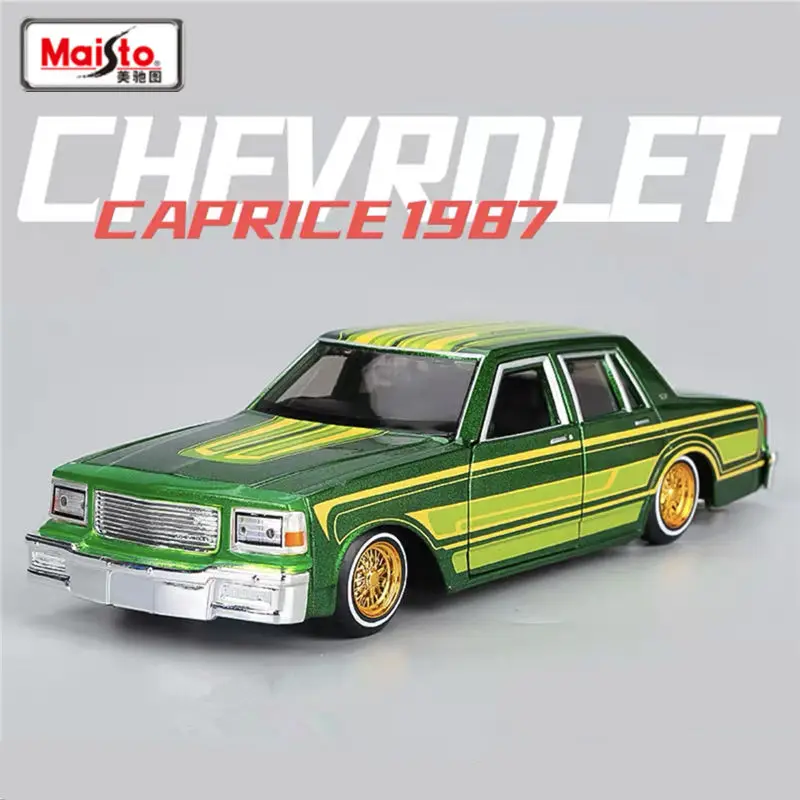 Maisto 1:26 1987 Chevrolet Caprice Alloy Sports Car Model Diecasts Metal Toy Classic Racing Car Model Simulation Childrens Gifts