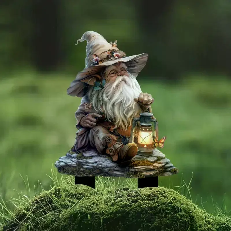 

1 шт., милый клубничный ежик, украшение для сада, 2D плоская акриловая вставка для земли с классическими весенними элементами