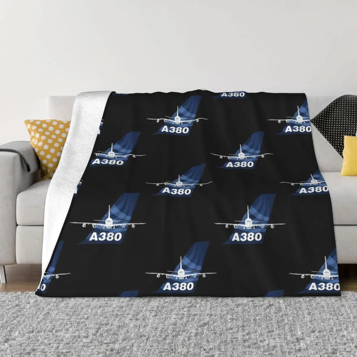 

Airbus A380 Anime Bed Blanket Winter Blankets Custom Blanket Personalized Throw Blanket