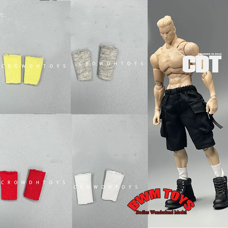 

In Stock CROWDHTOYS 1/12 Scale Male Soldier Leisure Sports Sock Sleeves Model Accessories For 6Inch Action Figure Doll Body