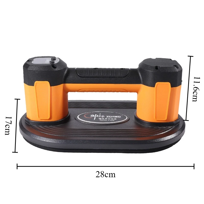 전기 진공 흡착컵 중량물용 디지털 디스플레이 핸들링 도구 세라믹 타일 대리석 유리 흡착컵 리프팅 강력 도구