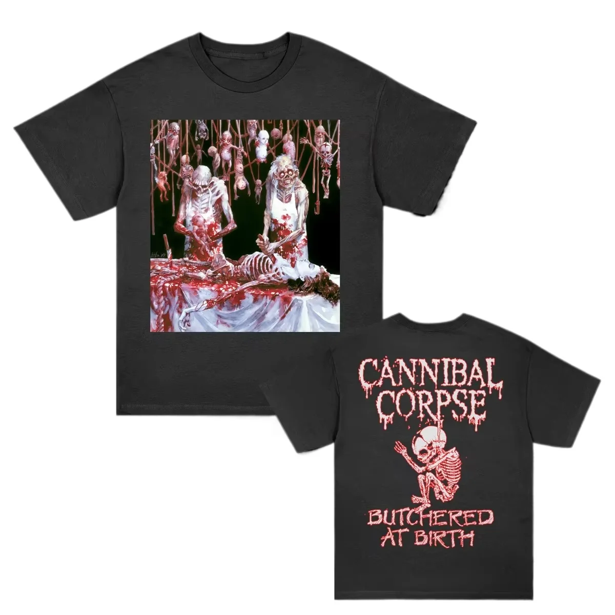 

Cannibal Corpse Graphic Cotton Shirt Women Summer Short Sleeve Fashion Brand Luxury Casual Vintage Retro Daily Tee Y2K