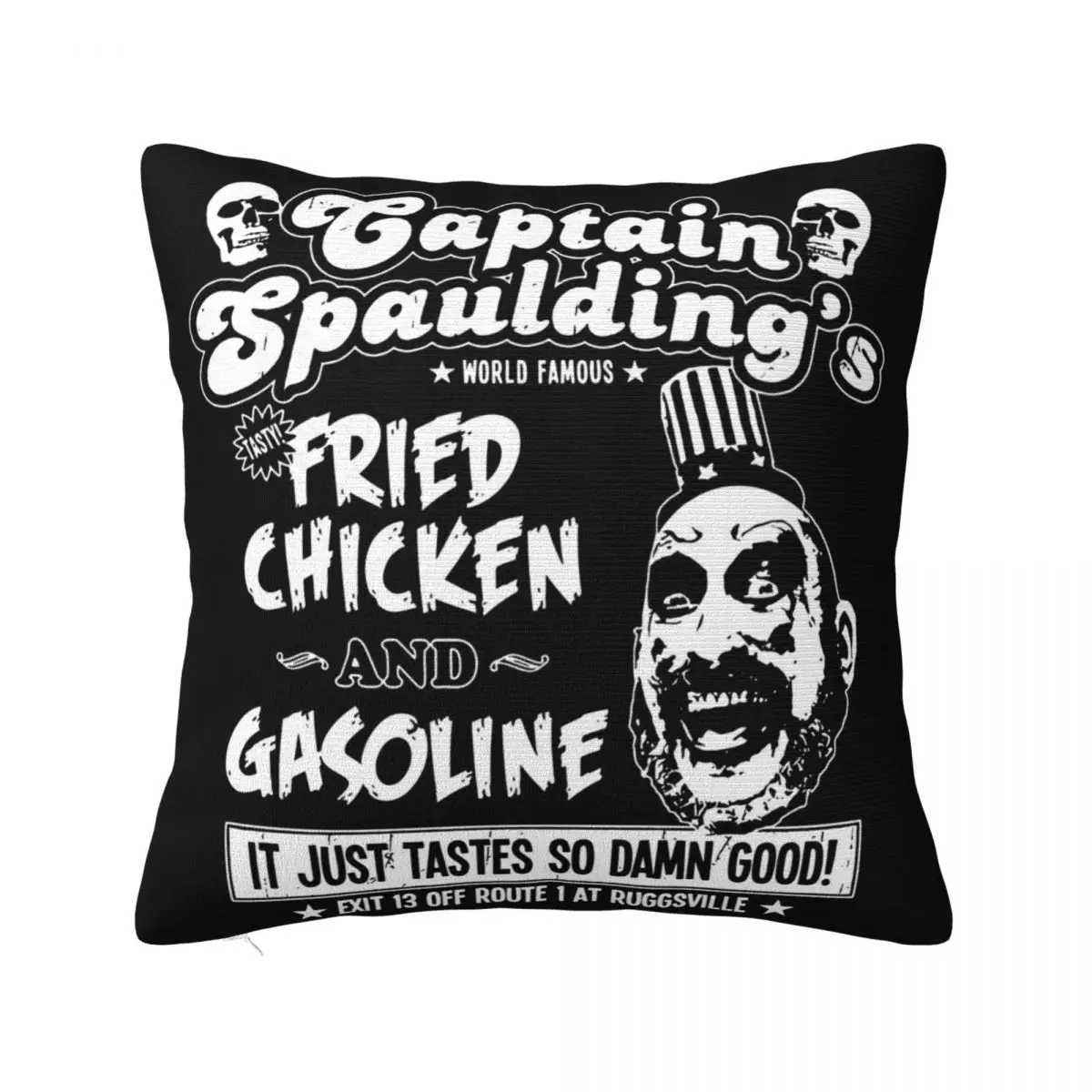 Captain Spaulding Fried Chicken House Of 1000 Corpse Mans Womans Brand Style Male Pillow Case