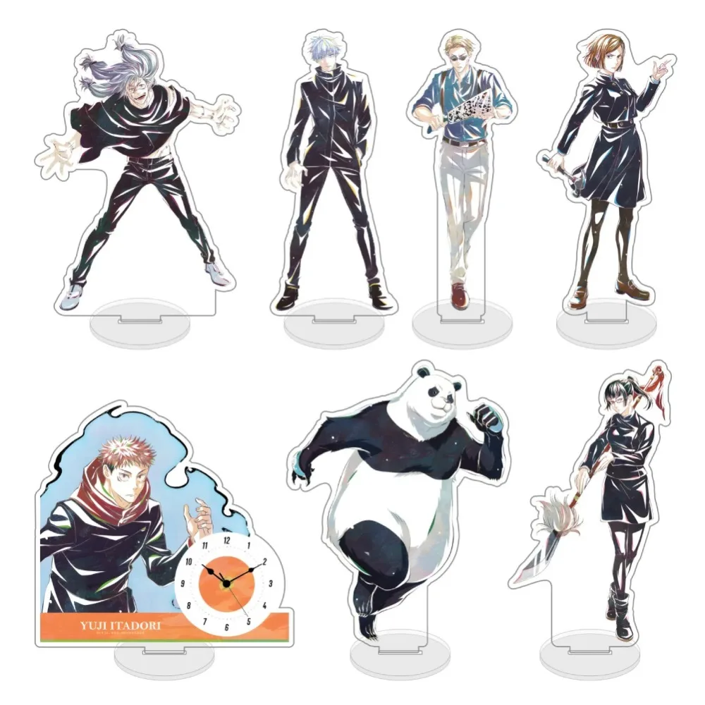 

Diy Hot Jujutsu Kaisen Japanese Anime Figure Show Acrylic Board Stand Model Originality Cartoon Desktop Ornament Holiday Gifts