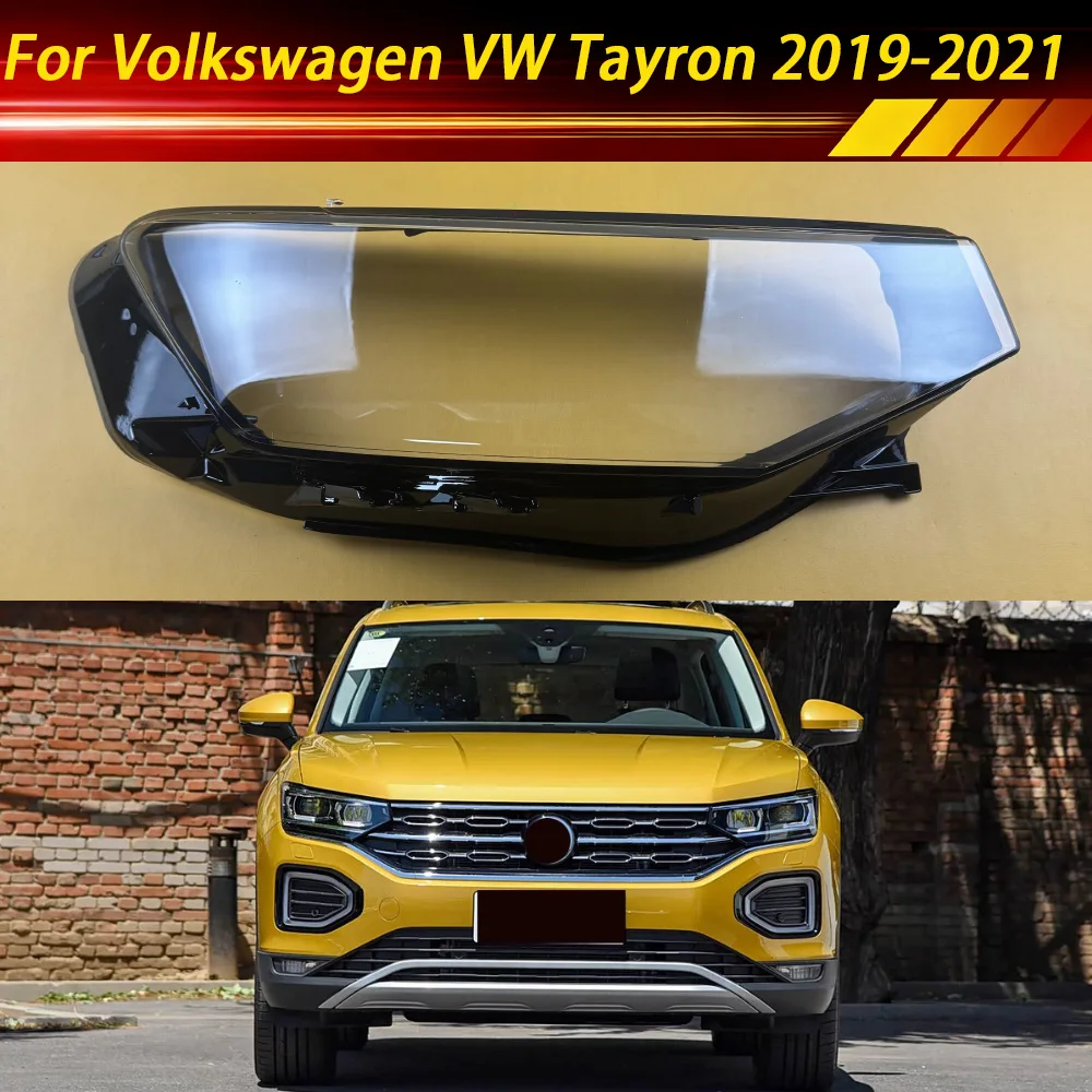 

For Volkswagen VW Tayron 2019 2020 2021 Headlamp Cover Transparent Lampshade Headlight Shell Housing Lamp Shade Lens Plexiglass