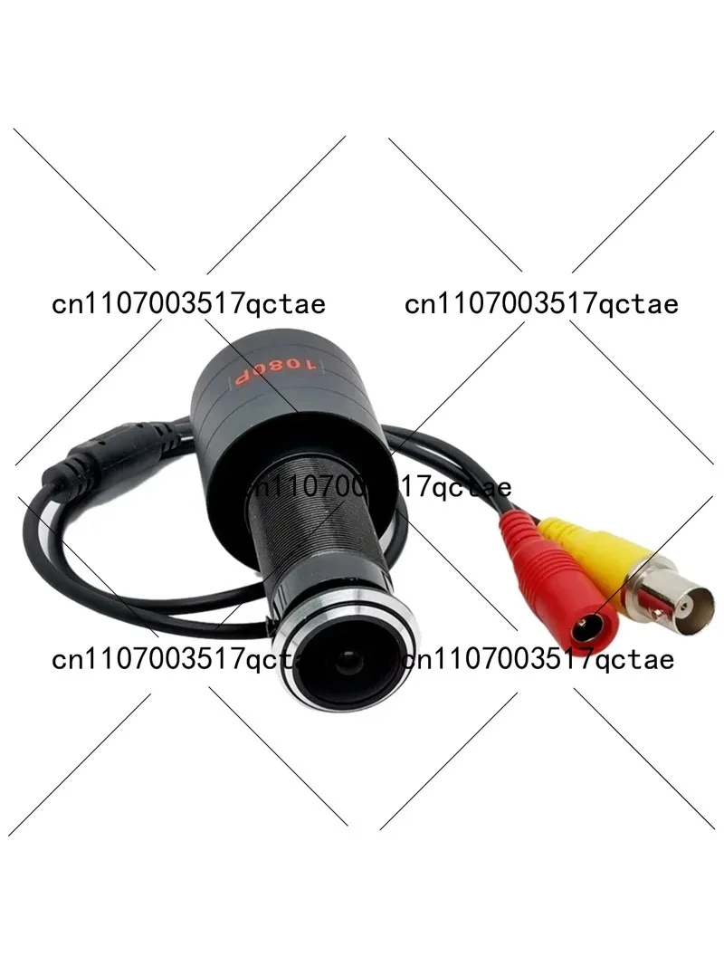 1.7mm Panoramic Fish-Eye 1080P Wide Angle CCTV Door Viewer Camera, 2MP AHD Adjustable Home Security