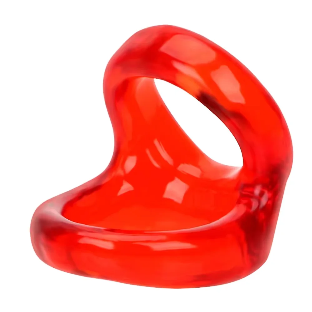 Cock Ring Silicone Dual Penis Ring Male Delay Trainer Ring Ejaculation Penis Exercise Cockring Sex Toys for Men No Vibrator 18+