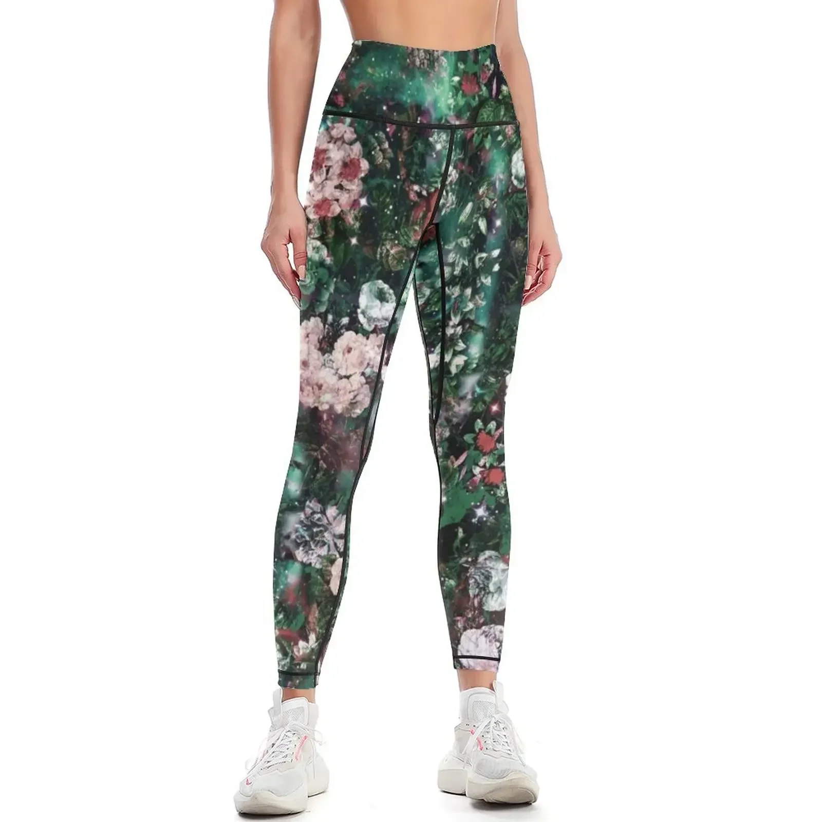 

Night Forest XII Leggings flared high waist Sports female trousers Womens Leggings