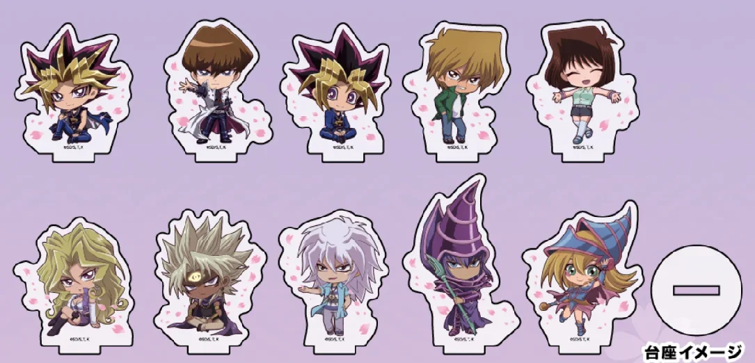 Game Yu-Gi-Oh! Duel Monsters Mini Figure Doll Anime YuGiOh Mazaki Anzu Kujaku Mai Acrylic Stand Model Cosplay Toy Gift