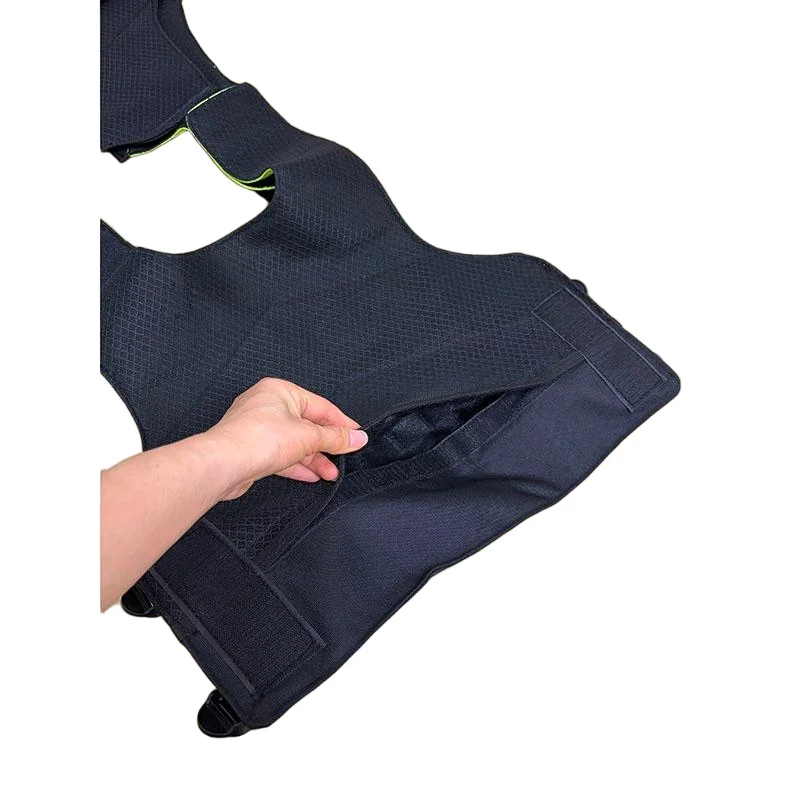 Rompi Taktis Pria Reflektif Patroli Rakun Baju Besi Neon Rompi Tempur Reaksi Cepat Pakaian Anti Tusukan