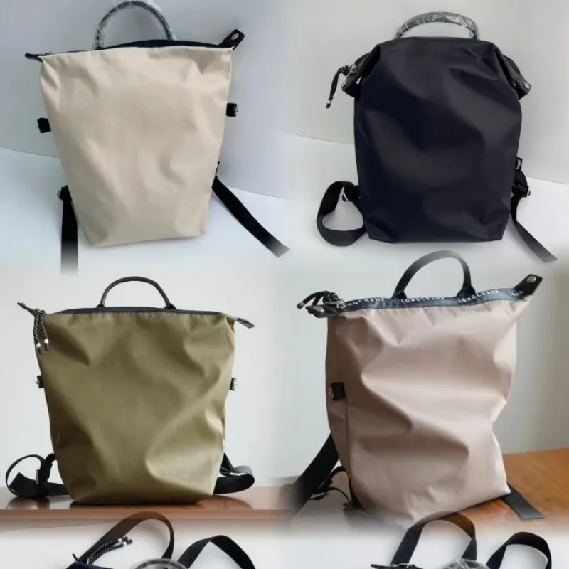 Mochila popular de alça dupla para homens e mulheres, bolsa de nylon, bolsa de viagem leve de curta distância