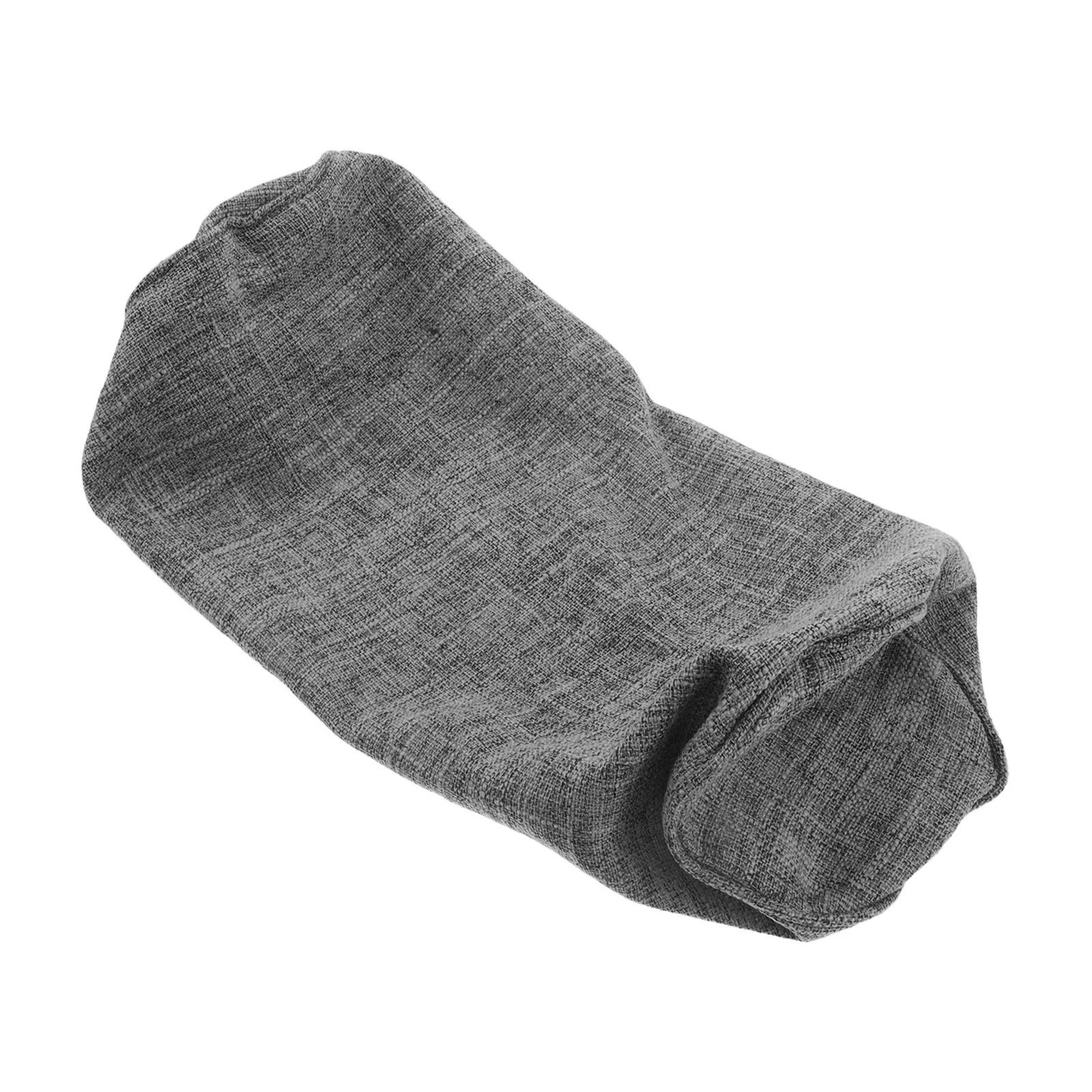 

Round Pillow Cover Cylinder Lumbar Pillow Protector Soft Breathable Neck Roll Pillowcase Bed Sofa Home Use 15.7x5.9 Inch White