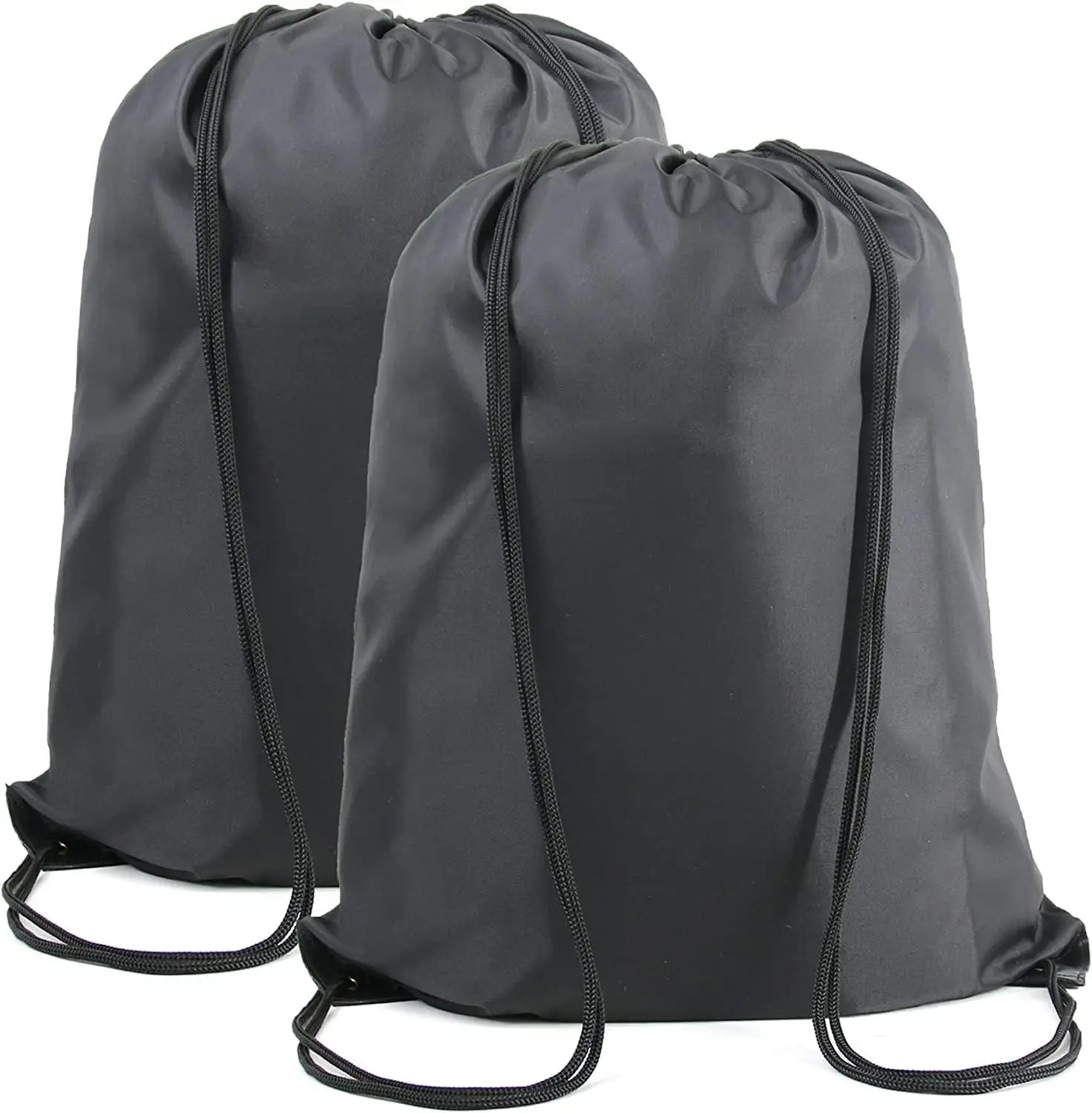 

Drawstring Backpack 2 Pack X-Large 22.4" L x 17.5" W Sports Cinch Sack Gym Bags Machine Washable Heavy Duty for Men Women